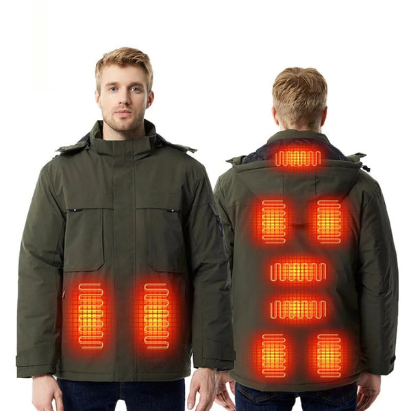 9 Heating Zones Heated Jacket for Men and Women